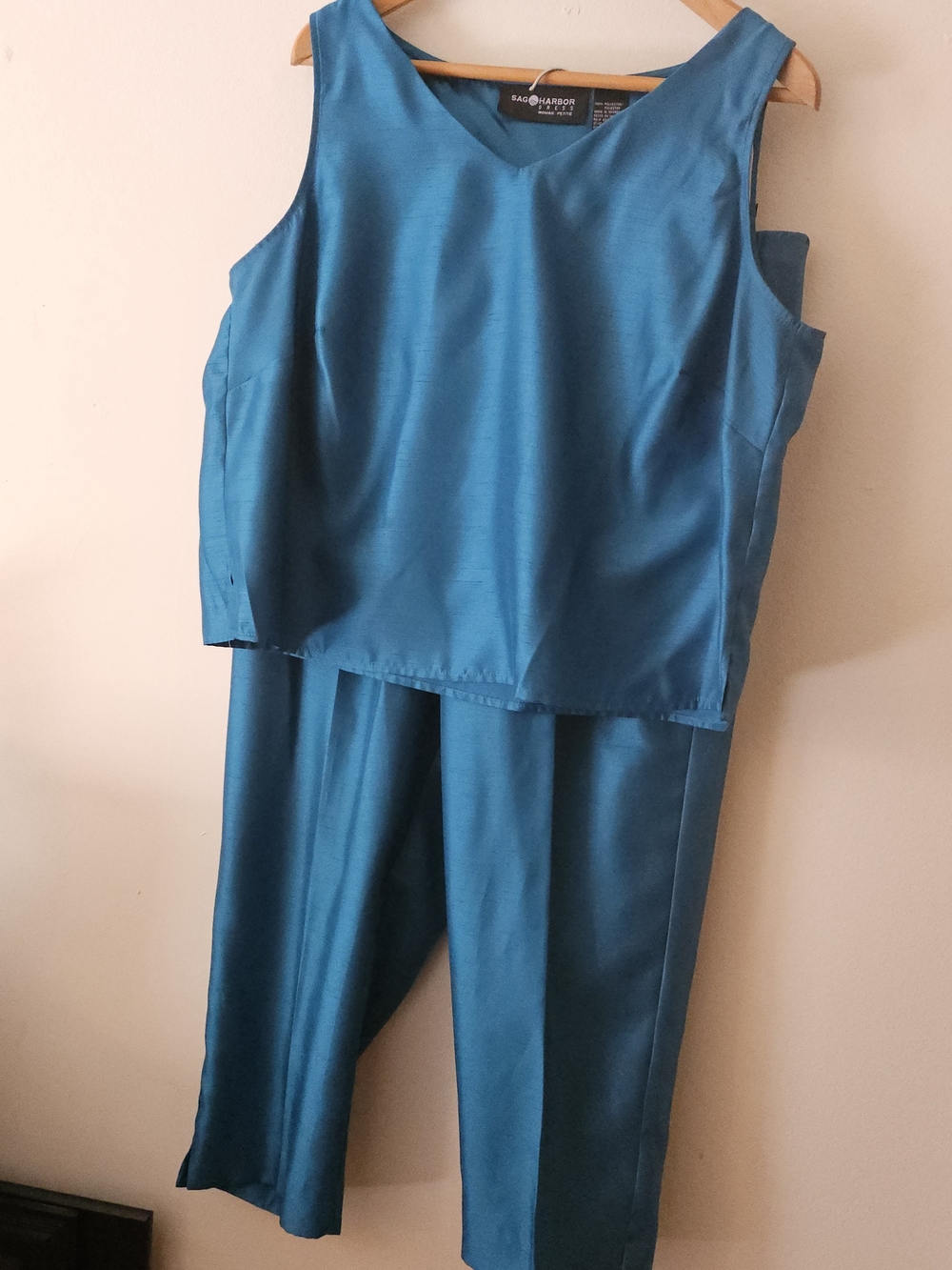 Sag Harbor Teal Sleeveless Set 163